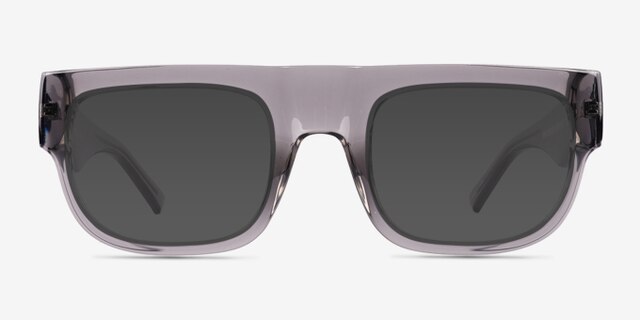 Balsam Crystal Smoke Eco-friendlyEyeglass Frames from EyeBuyDirect, with Tinted Lenses