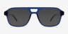 Conifer Crystal Blue Eco-friendlyEyeglass Frames from EyeBuyDirect, with Tinted Lenses