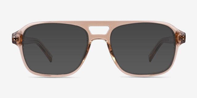 Conifer Crystal Light Brown Eco-friendlyEyeglass Frames from EyeBuyDirect, with Tinted Lenses