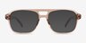 Conifer Crystal Light Brown Eco-friendlyEyeglass Frames from EyeBuyDirect, with Tinted Lenses