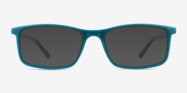 Sapling Shiny Solid Green Eco-friendlyEyeglass Frames from EyeBuyDirect, with Tinted Lenses
