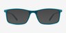 Sapling Shiny Solid Green Eco-friendlyEyeglass Frames from EyeBuyDirect, with Tinted Lenses