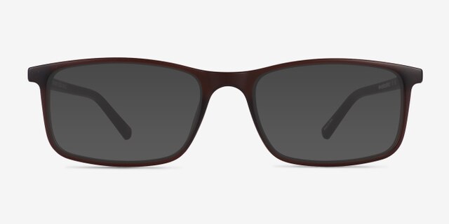 Sapling Matte Brown Eco-friendlyEyeglass Frames from EyeBuyDirect, with Tinted Lenses