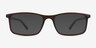 Sapling Matte Brown Eco-friendlyEyeglass Frames from EyeBuyDirect, with Tinted Lenses