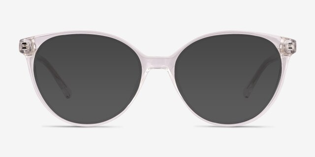 Tilia Shiny Clear Eco-friendlyEyeglass Frames from EyeBuyDirect, with Tinted Lenses