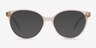 Tilia Crystal Champagne Eco-friendlyEyeglass Frames from EyeBuyDirect, with Tinted Lenses