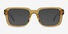Wilder Crystal Light Brown AcetateEyeglass Frames from EyeBuyDirect, with Tinted Lenses