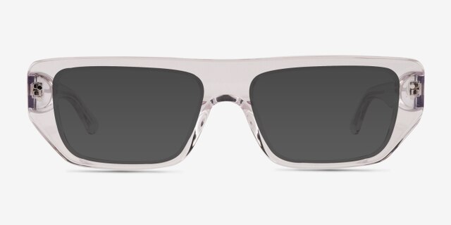 Reed Clear AcetateEyeglass Frames from EyeBuyDirect, with Tinted Lenses