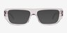 Reed Clear AcetateEyeglass Frames from EyeBuyDirect, with Tinted Lenses