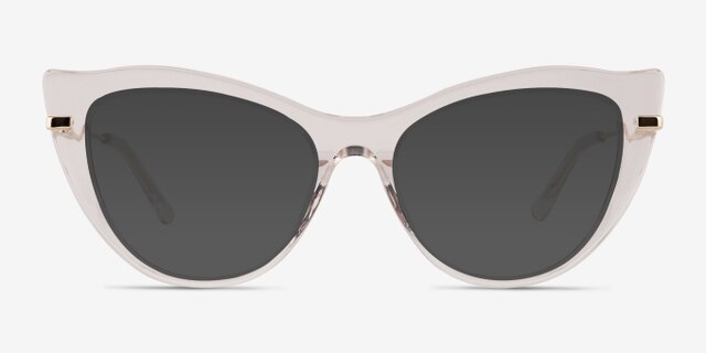 Calla Clear AcetateEyeglass Frames from EyeBuyDirect, with Tinted Lenses