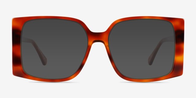 Elowen Translucent Tortoise AcetateEyeglass Frames from EyeBuyDirect, with Tinted Lenses