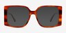 Elowen Translucent Tortoise AcetateEyeglass Frames from EyeBuyDirect, with Tinted Lenses