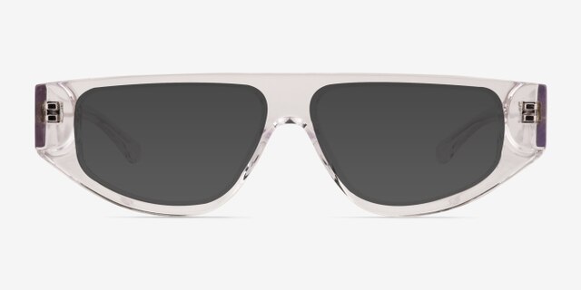 Tempora Clear AcetateEyeglass Frames from EyeBuyDirect, with Tinted Lenses
