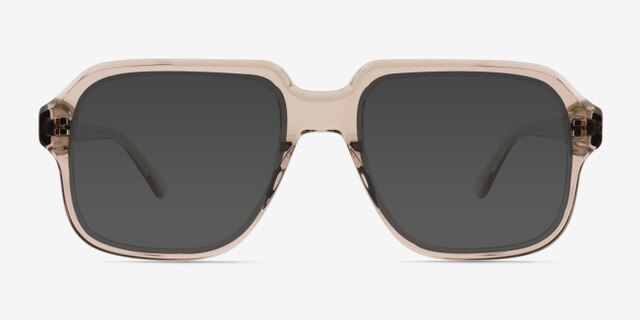 Bramble Translucent Gray AcetateEyeglass Frames from EyeBuyDirect, with Tinted Lenses