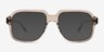 Bramble Translucent Gray AcetateEyeglass Frames from EyeBuyDirect, with Tinted Lenses