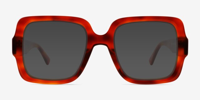 Koru Tortoise AcetateEyeglass Frames from EyeBuyDirect, with Tinted Lenses
