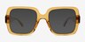 Koru Crystal Brown AcetateEyeglass Frames from EyeBuyDirect, with Tinted Lenses