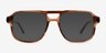 Clay Crystal Brown AcetateEyeglass Frames from EyeBuyDirect, with Tinted Lenses