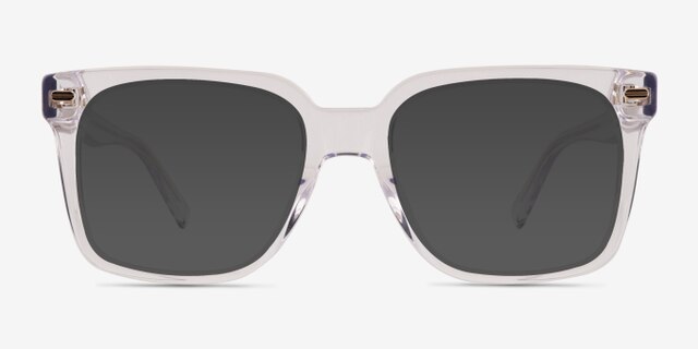 Linden Clear AcetateEyeglass Frames from EyeBuyDirect, with Tinted Lenses