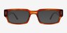 Bryn Striped Brown AcetateEyeglass Frames from EyeBuyDirect, with Tinted Lenses