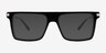Motus Shiny Black AcetateEyeglass Frames from EyeBuyDirect, with Tinted Lenses
