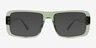 Elapso Clear Green AcetateEyeglass Frames from EyeBuyDirect, with Tinted Lenses