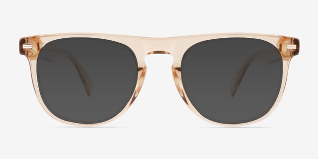 Chrono Crystal Nude AcetateEyeglass Frames from EyeBuyDirect, with Tinted Lenses
