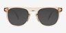 Chrono Crystal Nude AcetateEyeglass Frames from EyeBuyDirect, with Tinted Lenses