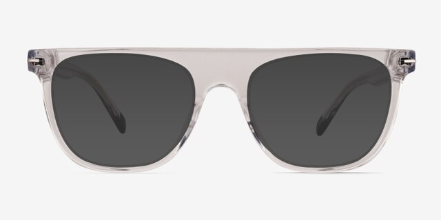 Mentis Clear AcetateEyeglass Frames from EyeBuyDirect, with Tinted Lenses