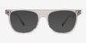 Mentis Clear AcetateEyeglass Frames from EyeBuyDirect, with Tinted Lenses