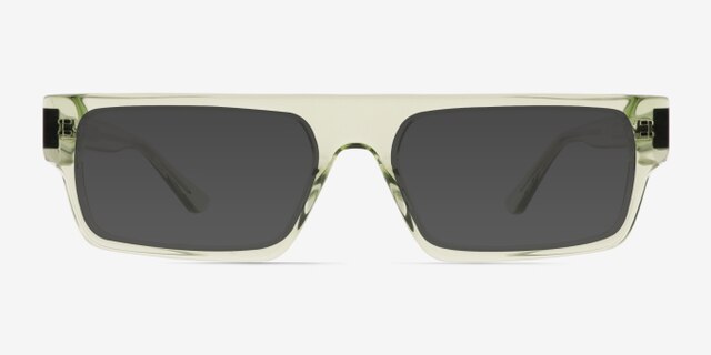 Mox Crystal Olive Green AcetateEyeglass Frames from EyeBuyDirect, with Tinted Lenses