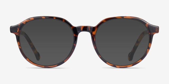 Frolic Tortoise PlasticEyeglass Frames from EyeBuyDirect, with Tinted Lenses