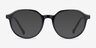 Frolic Black PlasticEyeglass Frames from EyeBuyDirect, with Tinted Lenses
