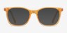 Jubilee Clear Brown PlasticEyeglass Frames from EyeBuyDirect, with Tinted Lenses