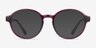 Eureka Purple PlasticEyeglass Frames from EyeBuyDirect, with Tinted Lenses