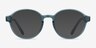 Eureka Blue PlasticEyeglass Frames from EyeBuyDirect, with Tinted Lenses