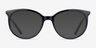 Hodgepodge Black PlasticEyeglass Frames from EyeBuyDirect, with Tinted Lenses