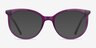 Hodgepodge Purple PlasticEyeglass Frames from EyeBuyDirect, with Tinted Lenses