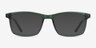 Gazebo Clear Green PlasticEyeglass Frames from EyeBuyDirect, with Tinted Lenses