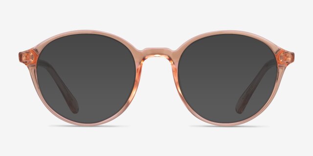 Grommet Clear Champagne PlasticEyeglass Frames from EyeBuyDirect, with Tinted Lenses