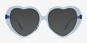 Suki Crystal Blue AcetateEyeglass Frames from EyeBuyDirect, with Tinted Lenses
