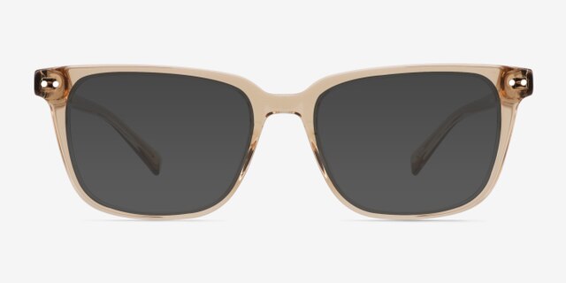 Esme Crystal Brown AcetateEyeglass Frames from EyeBuyDirect, with Tinted Lenses