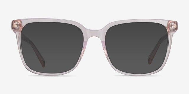 Amia Crystal Pink AcetateEyeglass Frames from EyeBuyDirect, with Tinted Lenses
