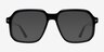 Everest Black AcetateEyeglass Frames from EyeBuyDirect, with Tinted Lenses