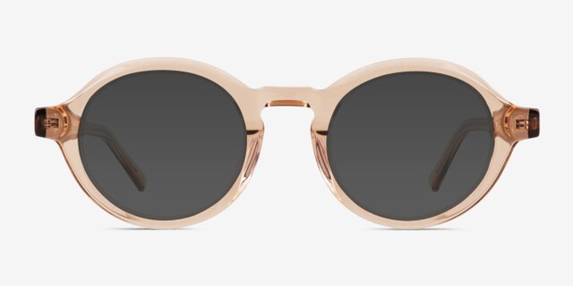 Kai Crystal Light Brown AcetateEyeglass Frames from EyeBuyDirect, with Tinted Lenses