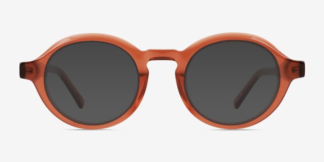 Kai Brown AcetateEyeglass Frames from EyeBuyDirect, with Tinted Lenses