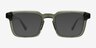 Beck Crystal Green AcétateMontures de lunettes de vue d'EyeBuyDirect, Avec des Verres Teintés