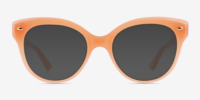 Briar Orange AcetateEyeglass Frames from EyeBuyDirect, with Tinted Lenses