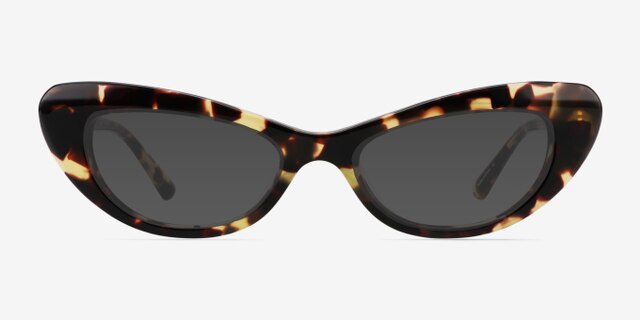 Leena Spotty Tortoise AcetateEyeglass Frames from EyeBuyDirect, with Tinted Lenses