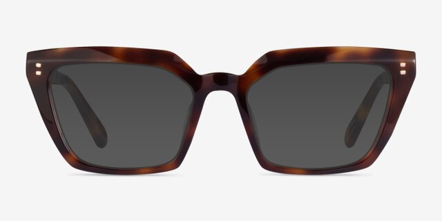 Caitlin Tortoise AcetateEyeglass Frames from EyeBuyDirect, with Tinted Lenses